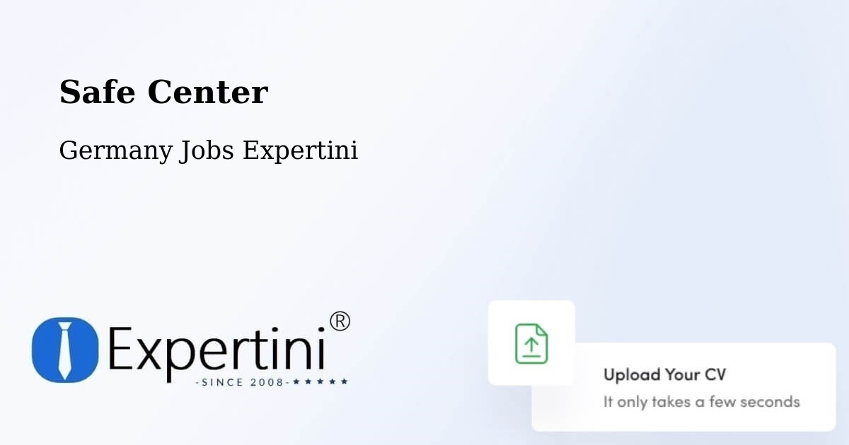 Safety Center – Ducherow - Germany Jobs Expertini